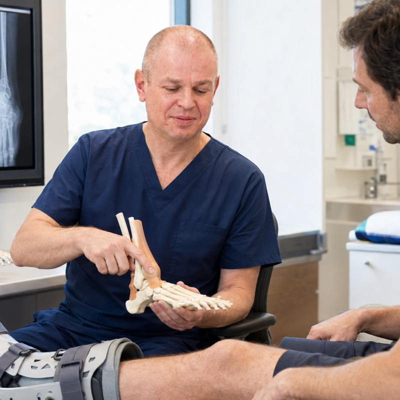 Foot, ankle and trauma conditions treated