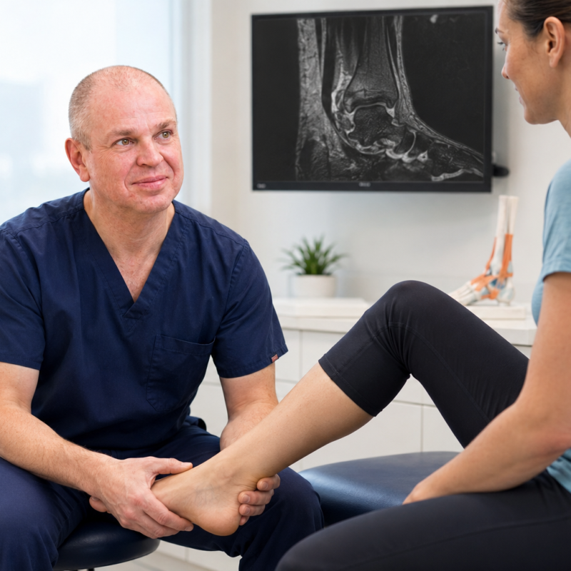 Chronic ankle instability and treatment options